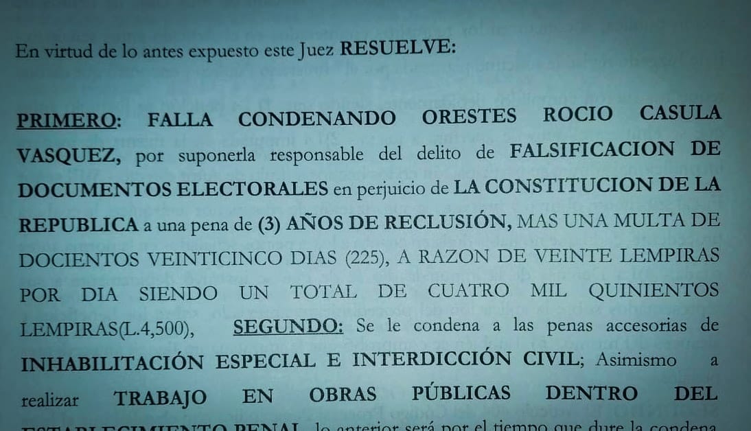 Primera Sentencia Condenatoria Tras Investigaciones Posteriores Al